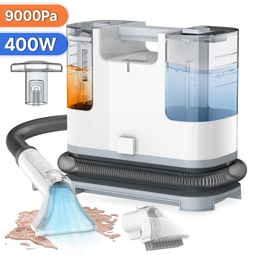 Máquina de Limpeza a Extracção Portátil Spot Cleaner 750W - 15KPa para Sofás e Tapetes