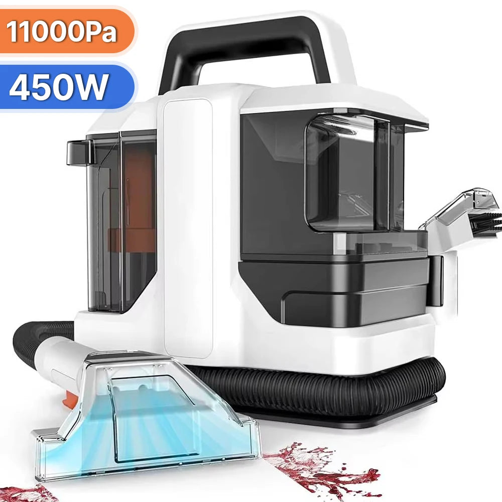 Máquina de Limpeza a Extracção Portátil Spot Cleaner 750W - 15KPa para Sofás e Tapetes
