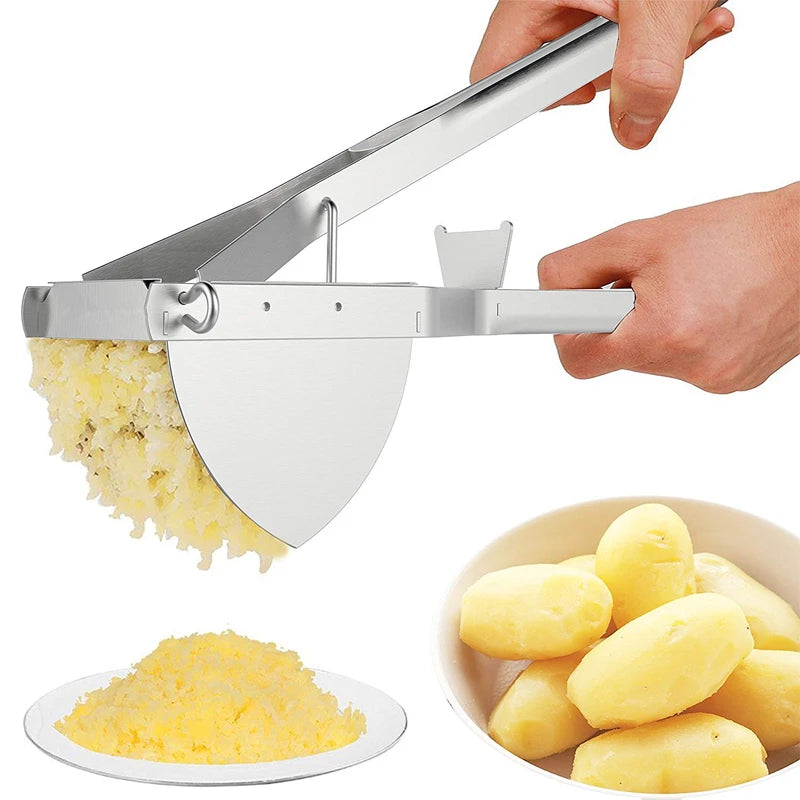 Espremedor e Puré de Batata Heavy Duty em Aço Inoxidável LMETJMA