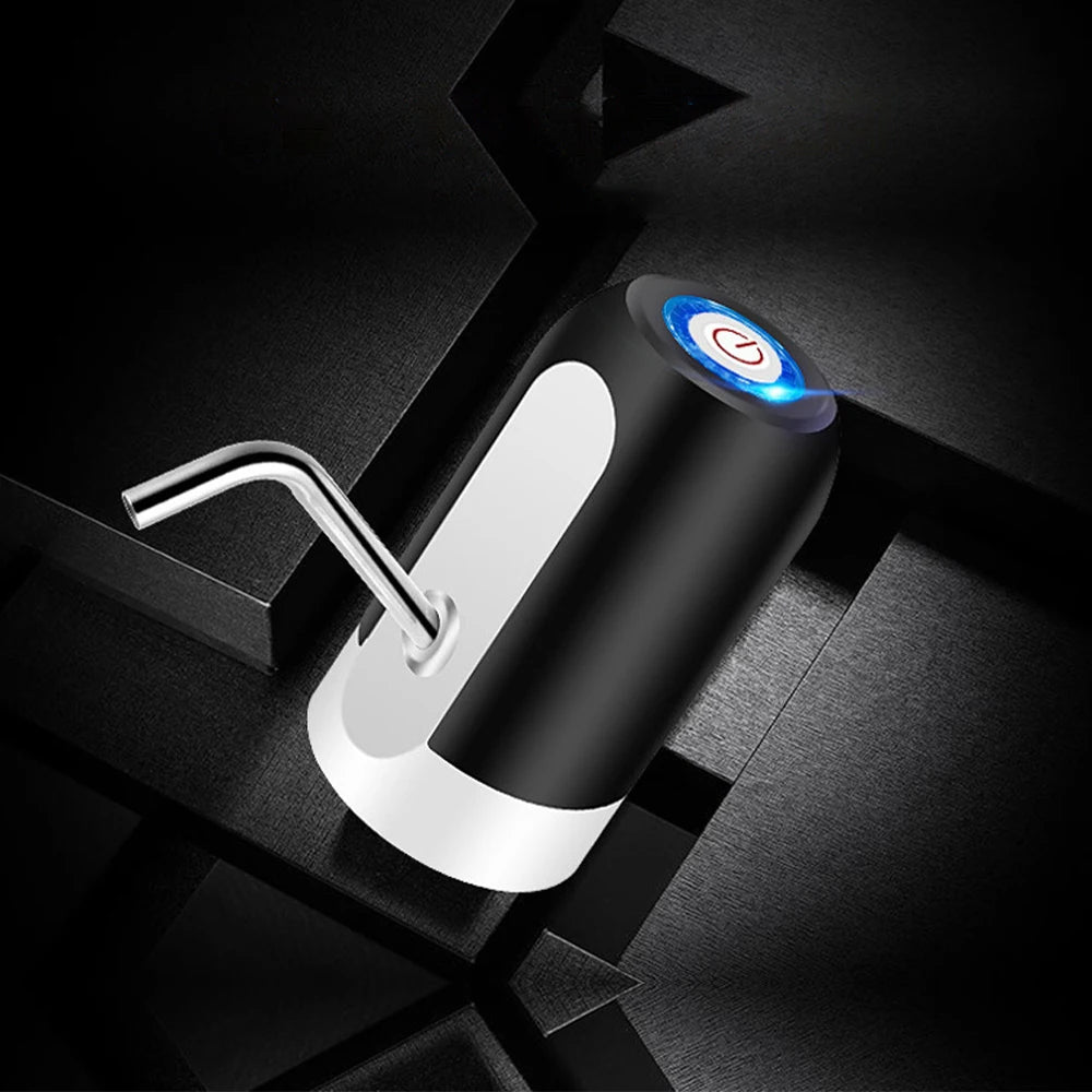 Título: Bomba de Água Elétrica Automática Recarregável por USB para Garrafões