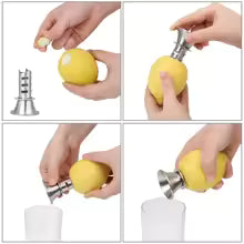 Espremedor Manual em Aço Inox para Citrinos