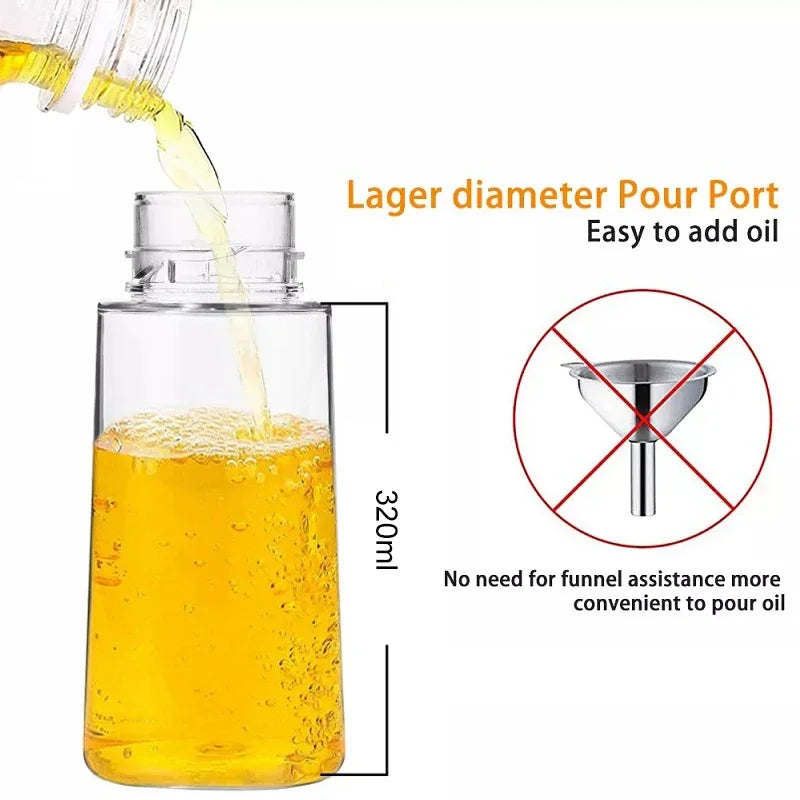 Frasco Spray Pulverizador de Azeite e Óleo para Cozinha e Air Fryer