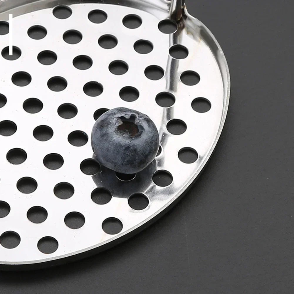 Esmagador Manual de Batatas e Legumes em Aço Inoxidável