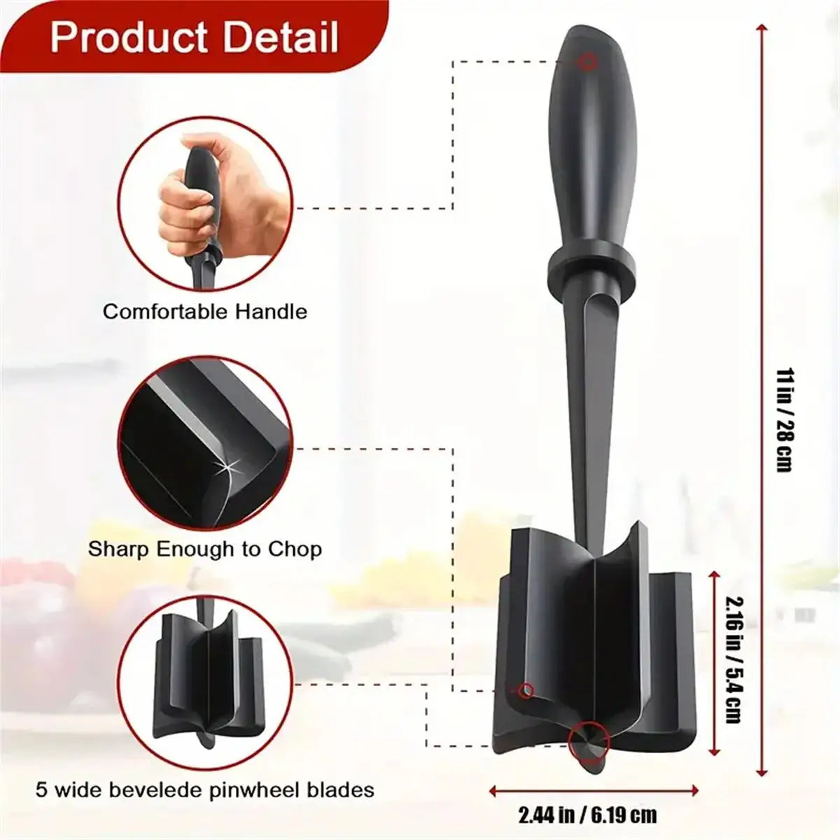Picador e Triturador de Carne para Hambúrguer Resistente ao Calor