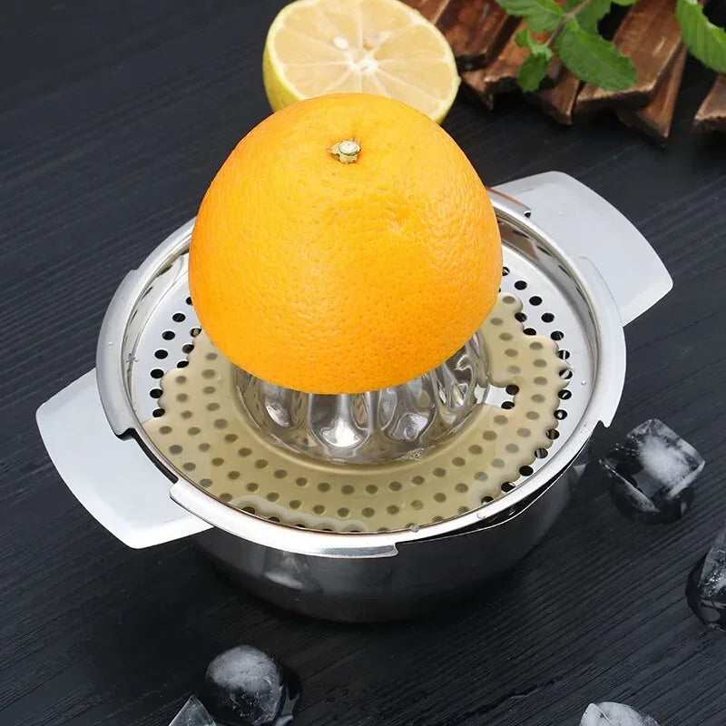 Espremedor Manual em Aço Inoxidável 304 para Limão, Laranja e Citrinos