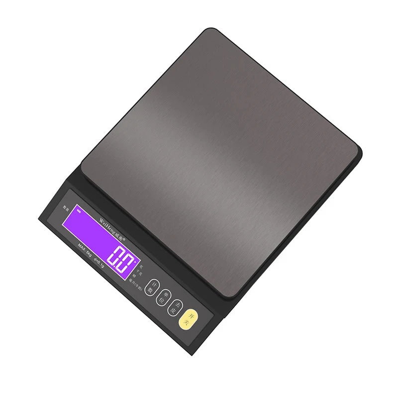 Balança de Cozinha Digital em Aço Inoxidável Totalmente à Prova de Água (5kg ou 10kg)