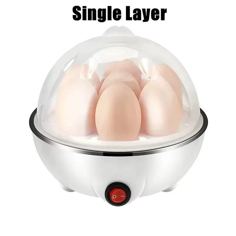 Cozedor Elétrico de Ovos e Vaporizador Multifuncional