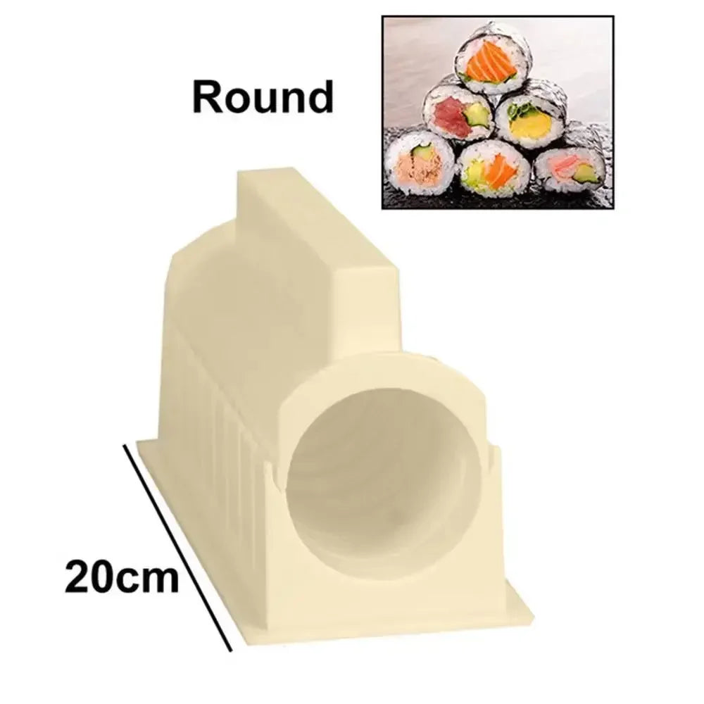 Molde de Sushi DIY com Formas Múltiplas para Rolos de Arroz Japonês