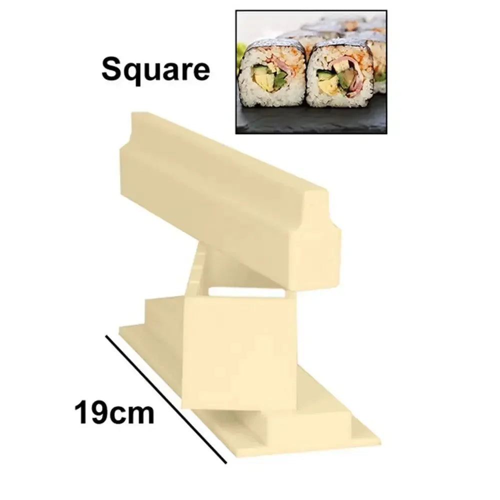 Molde de Sushi DIY com Formas Múltiplas para Rolos de Arroz Japonês