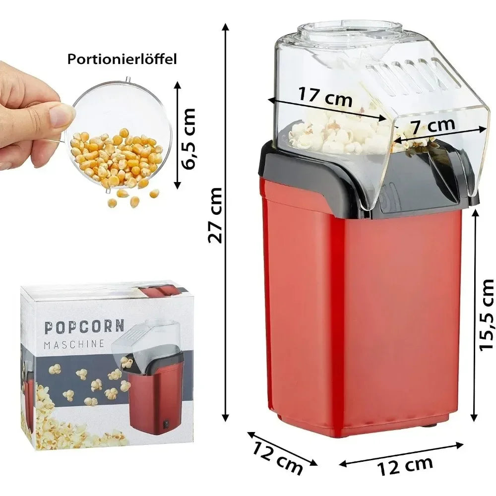Máquina Mini de Pipocas com Ar Quente sem Óleo