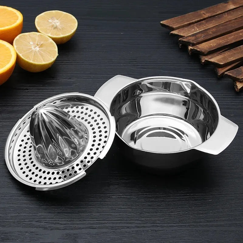Espremedor Manual em Aço Inoxidável 304 para Limão, Laranja e Citrinos