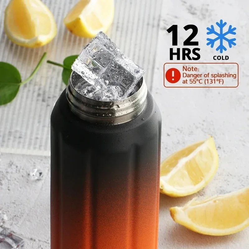 Garrafa Térmica de Aço Inoxidável FJbottle 600ml com Isolamento a Vácuo (Quente e Frio)