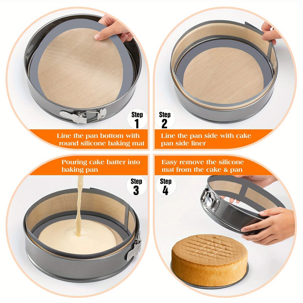 Base de Silicone Antiaderente para Formas de Bolo