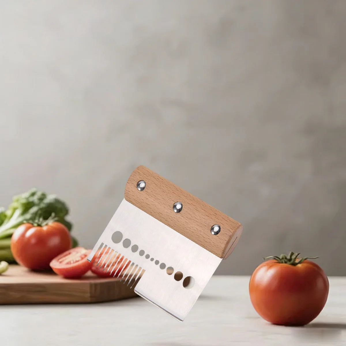 Descascador de Legumes e Frutas Multifunções em Aço Inoxidável