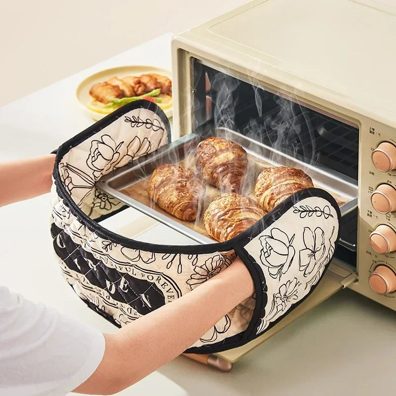 Luva de Cozinha Térmica e Resistente ao Calor para Forno e Micro-ondas