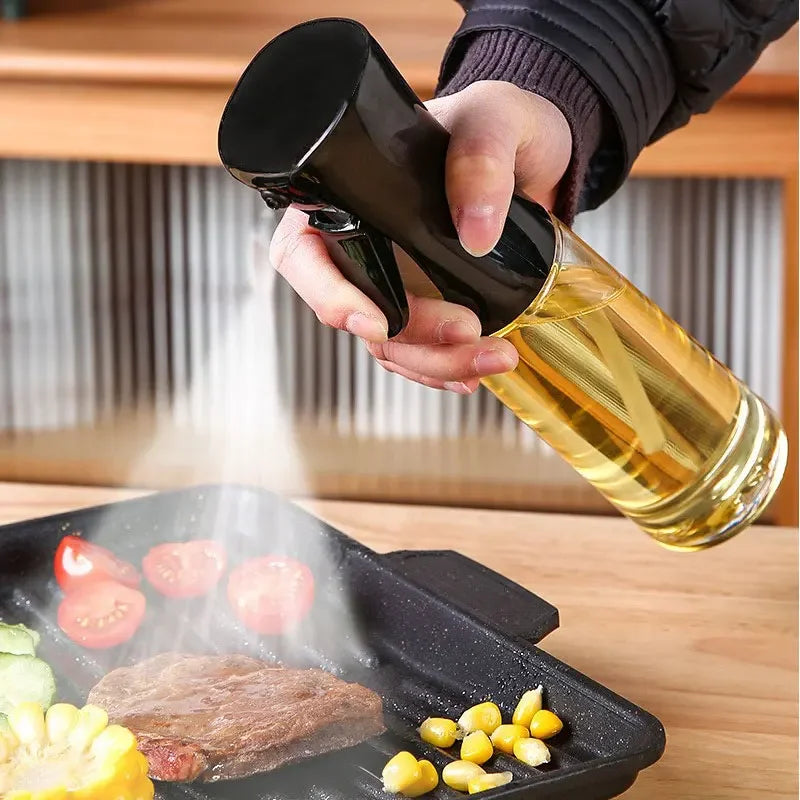 Frasco Spray Pulverizador de Azeite e Óleo para Cozinha e Air Fryer