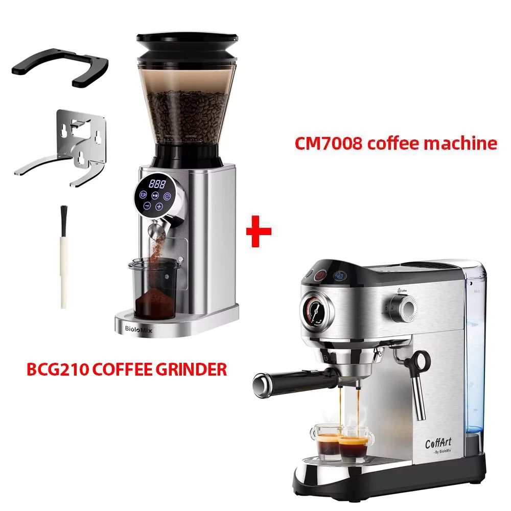 Moinho de Café BioloMix com Mós Cónicas e 48 Níveis de Moagem
