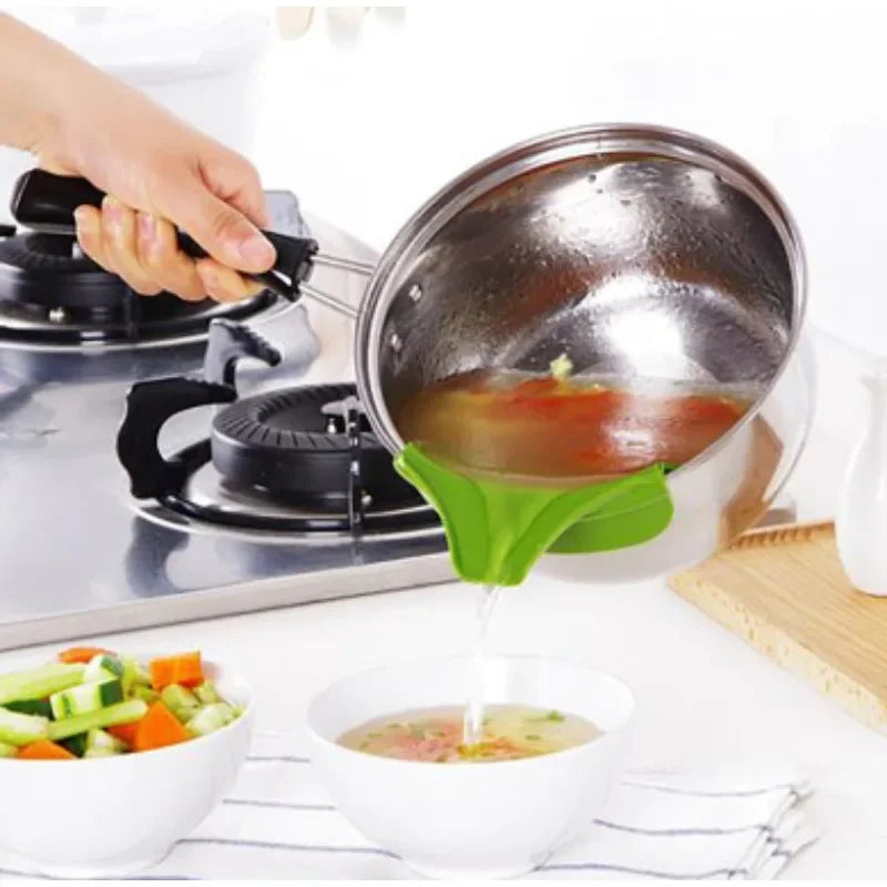 Acessórios de Cozinha Anti-Derramamento com Proteção de Bordas e Tampas Inteligentes