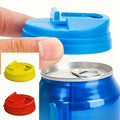 Pack de 3 a 6 Tampas de Proteção Reutilizáveis para Latas de Bebida e Refrigerante