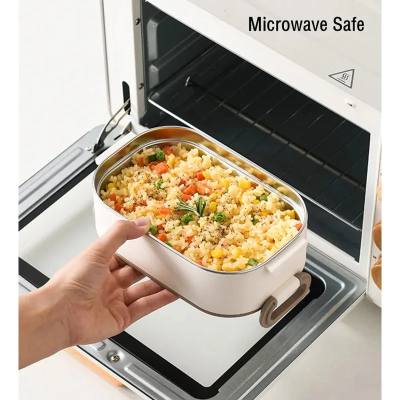Marmita Térmica de Duplo Piso em Aço Inox 304 de 1500ml com Saco Isotérmico