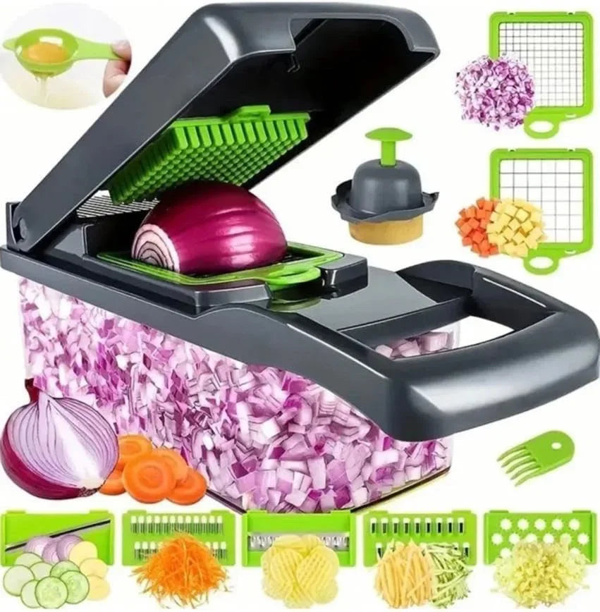 Cortador e Processador de Legumes 14 em 1 ou 16 em 1