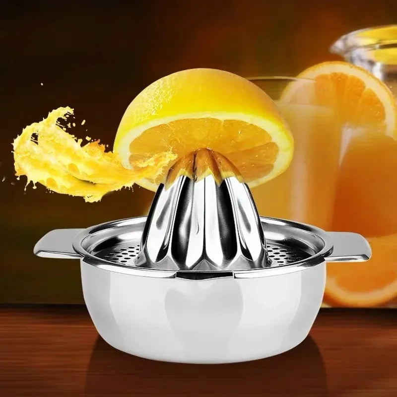 Espremedor Manual em Aço Inoxidável 304 para Limão, Laranja e Citrinos