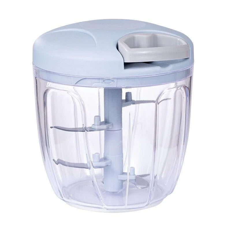 Picador Manual de Alho e Legumes com Lâmina em Aço Inoxidável – 500/900 ml