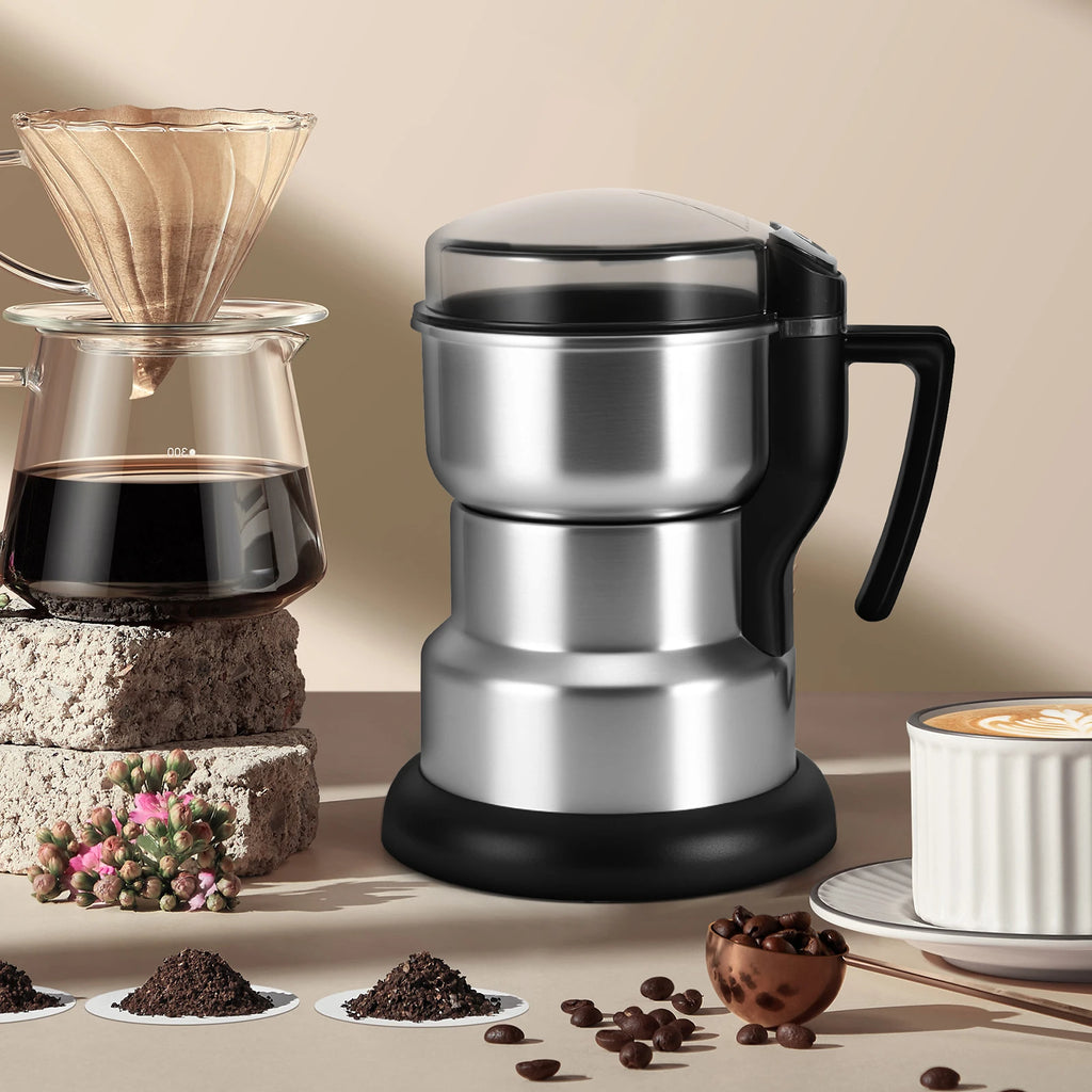 Moinho Elétrico de Café e Especiarias com Lâminas em Aço Inoxidável